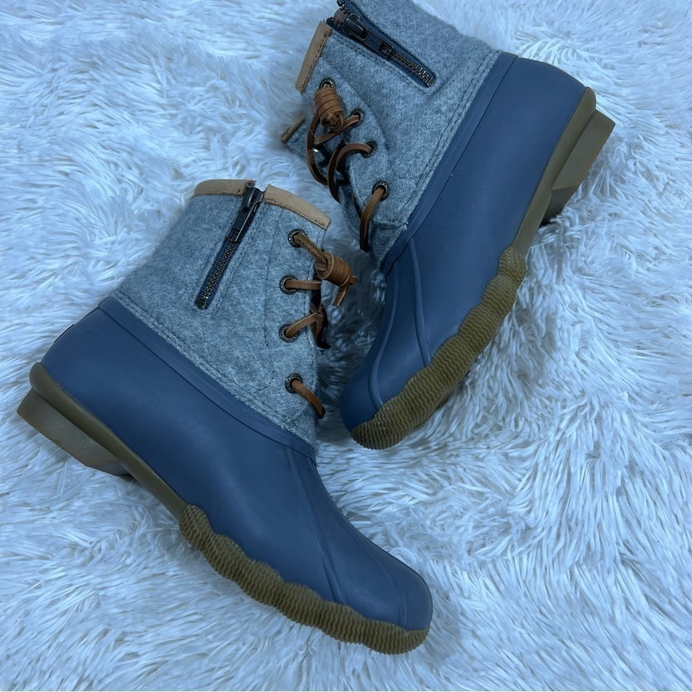 Sperry Women's Saltwater Wool Embossed Duck Boot w/ Thinsulate™ Size 5 - Picture 10 of 13